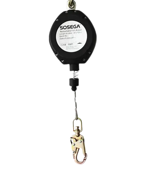Dispositivo Retráctil Trust en Cable 10mts seguridad industrial solintos