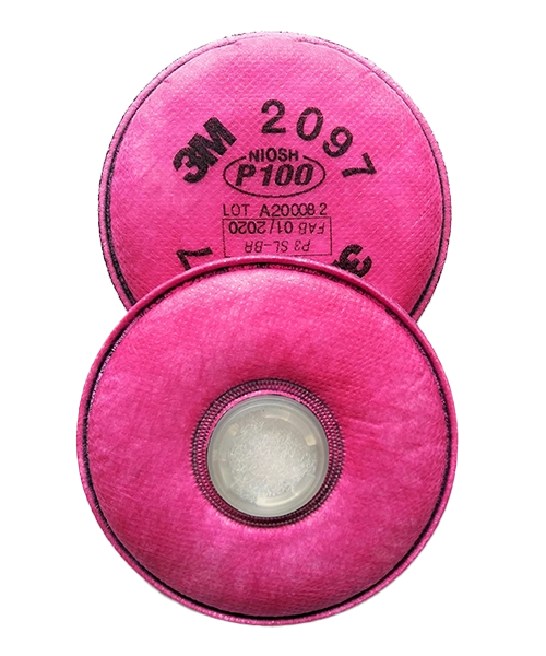 Filtro para partículas P100, para Ozono y Vapores Orgánicos, 2097